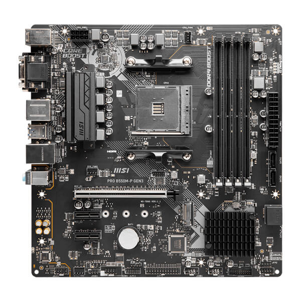 Buy MSI PRO B550M-P GEN3 | M-ATX Motherboard | Mdcomputers.in