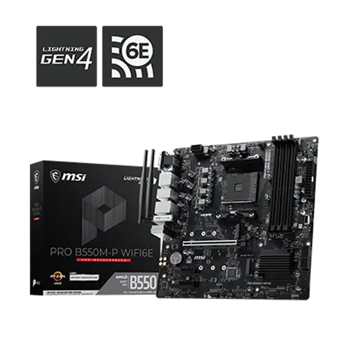 Msi Pro B550M-P WIFI6E Motherboard