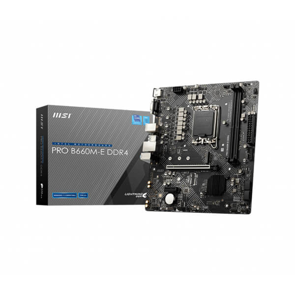 MSI Pro B660M-E DDR4 M-ATX Motherboard