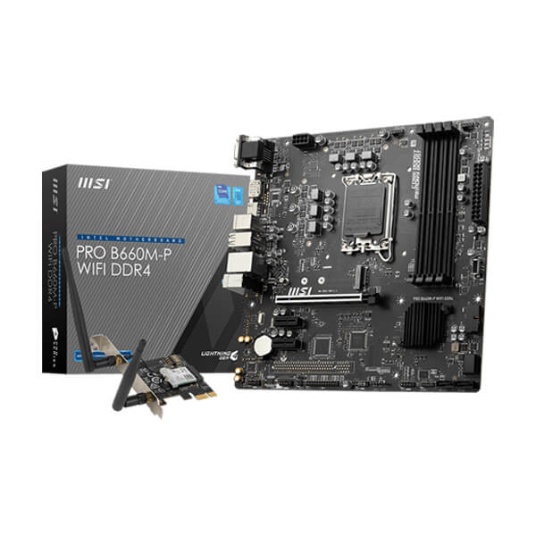 MSI Pro B660M-P WiFi DDR4 M-ATX Motherboard