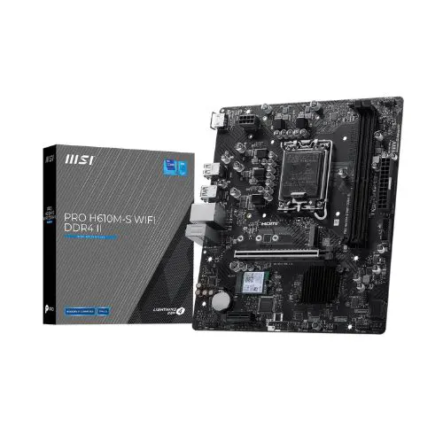 Msi Pro H610M-S WIFI DDR4 II M-ATX Motherboard