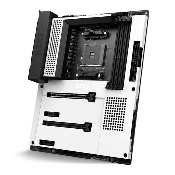 Nzxt N7 B550 (Wi-Fi) Motherboard (Matte White Cover)