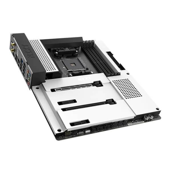 Nzxt N7 B550 (Wi-Fi) Motherboard (Matte White Cover)