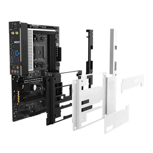 Nzxt N7 B550 (Wi-Fi) Motherboard (Matte White Cover)