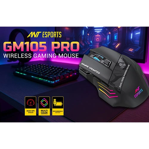 Ant Esports GM105 Pro Wireless Gaming Mouse