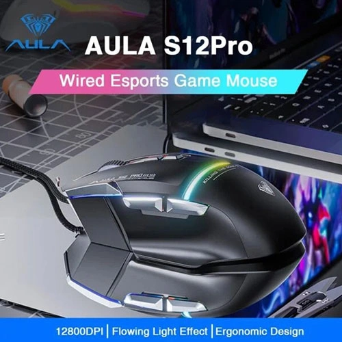 Aula S12 Pro RGB Gaming Mouse