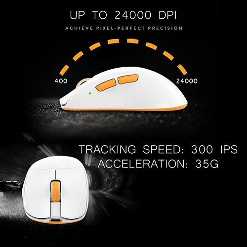 Cosmic Byte Ignis Tri-Mode White Wireless Gaming Mouse