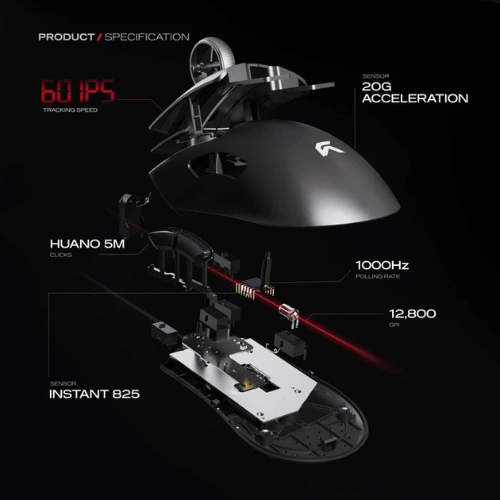Cybeart Ghost Gaming Mouse