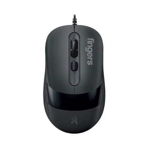 Fingers SuperHit Graphite Grey Mouse
