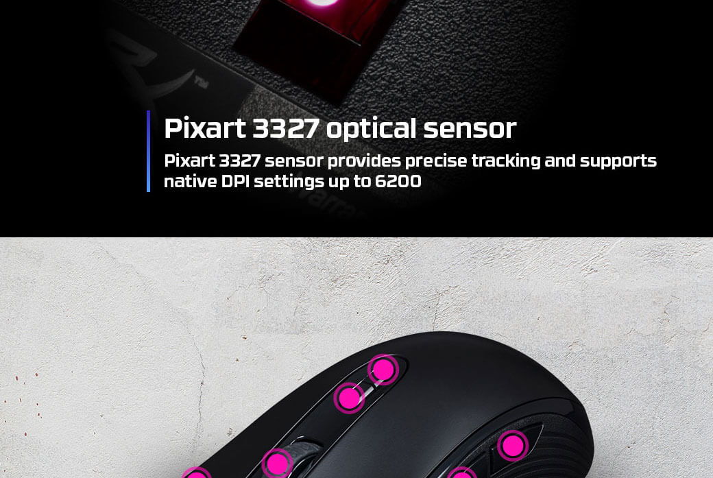HyperX Pulsefire Core Black 