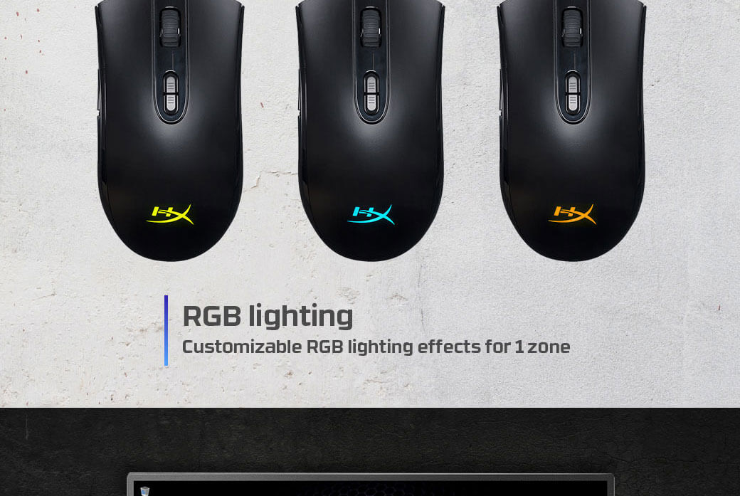 HyperX Pulsefire Core Black 