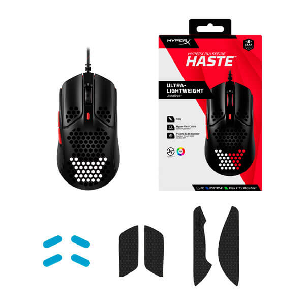 HyperX Pulsefire Haste Gaming Mouse (Black-Red)