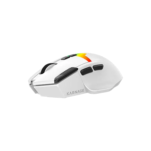 Karnage Inferno RGB White Gaming Mouse