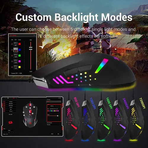 Redragon Centrophorus M601 RGB Gaming Mouse