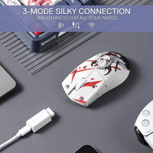 Redragon K1NG M916 Pro Anime Wireless Gaming Mouse