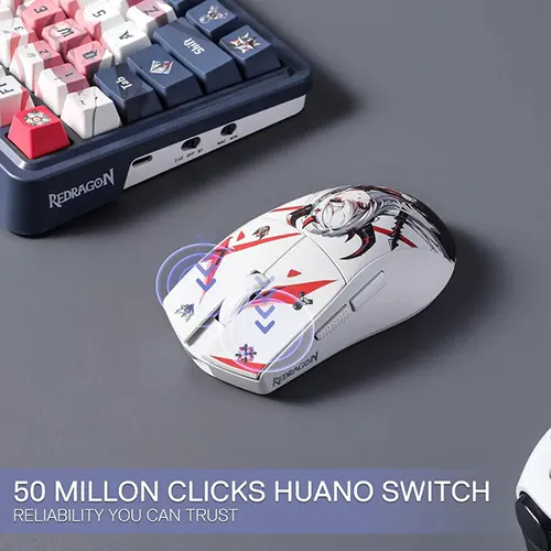 Redragon K1NG M916 Pro Anime Wireless Gaming Mouse