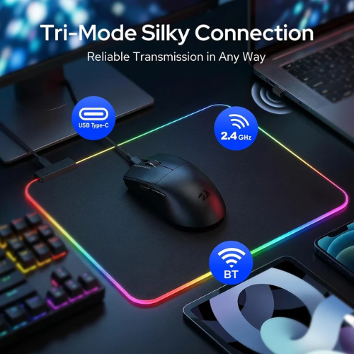 Redragon King Ultra M999 Tri-Mode Gaming Mouse with Charging Dock