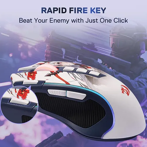 Redragon Pro Predator M612 Pro Anime Wireless RGB Gaming Mouse