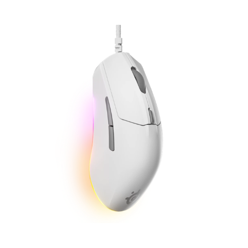 SteelSeries Rival 3 Gen 2 RGB White Gaming Mouse