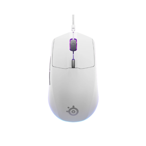 SteelSeries Rival 3 Gen 2 RGB White Gaming Mouse