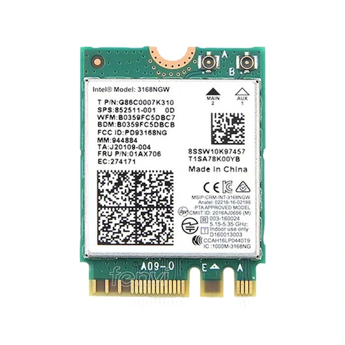 Asrock 3168NGW Wireless PCI-E Adapter
