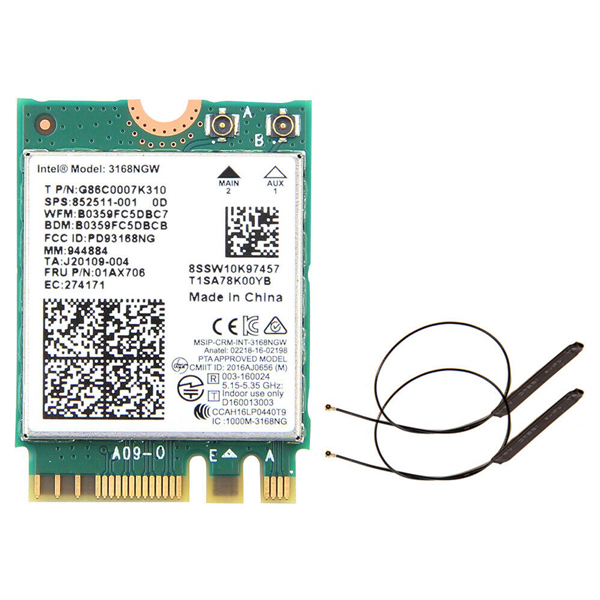 Asrock 3168NGW Wireless PCI-E Adapter