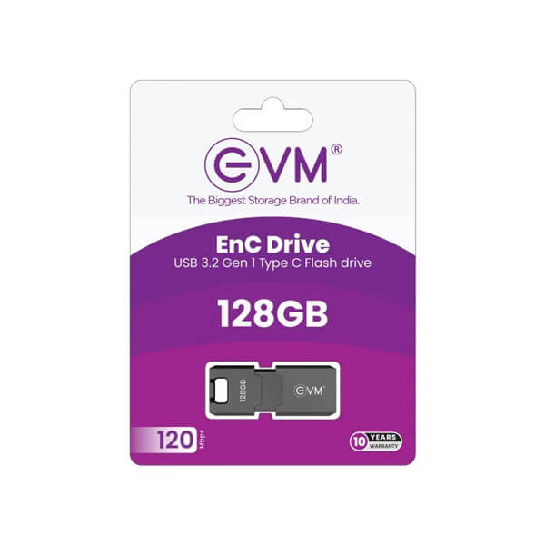 EVM ENC 128GB USB 3.2 Gen1 Type-C Pen Drive