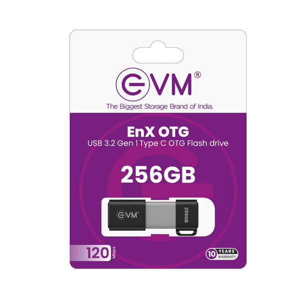 EVM EnX 256GB USB and Type-C OTG Pen Drive