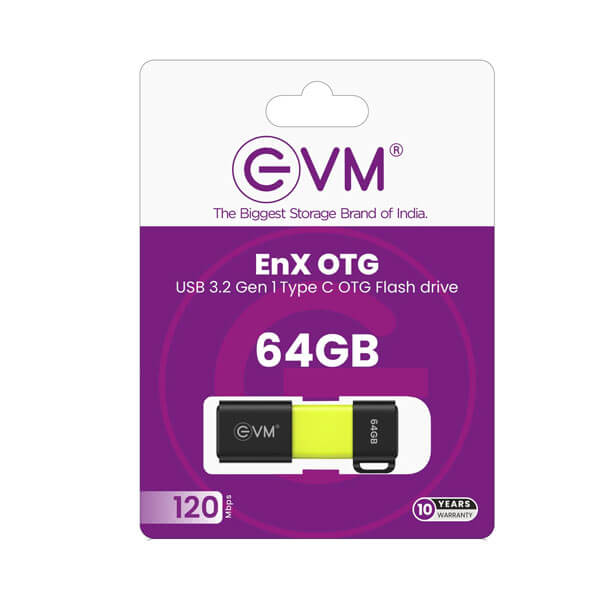 EVM EnX 64GB USB and Type-C OTG Pen Drive