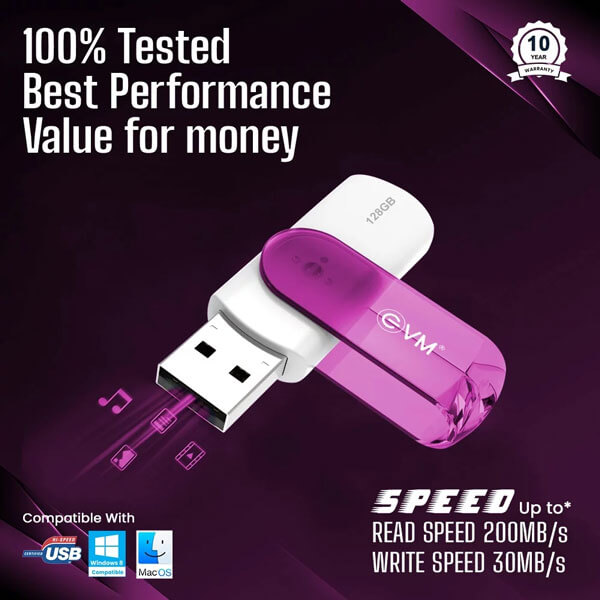 EVM EnStick 128GB Pen Drive