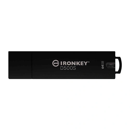 Kingston Ironkey D500S 64GB USB 3.2 Encrypted Pen Drive