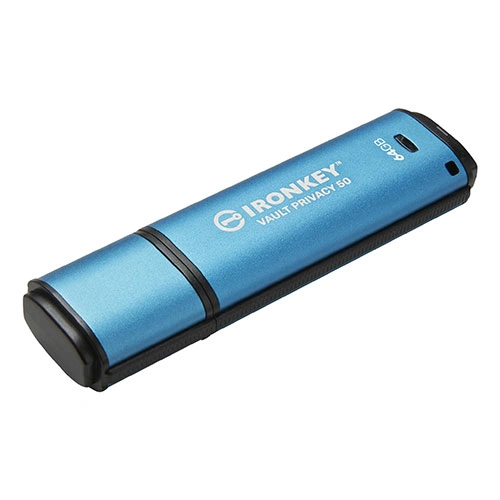 Kingston Ironkey Vault Privacy 50 Series 64GB USB 3.2 Pen Drive