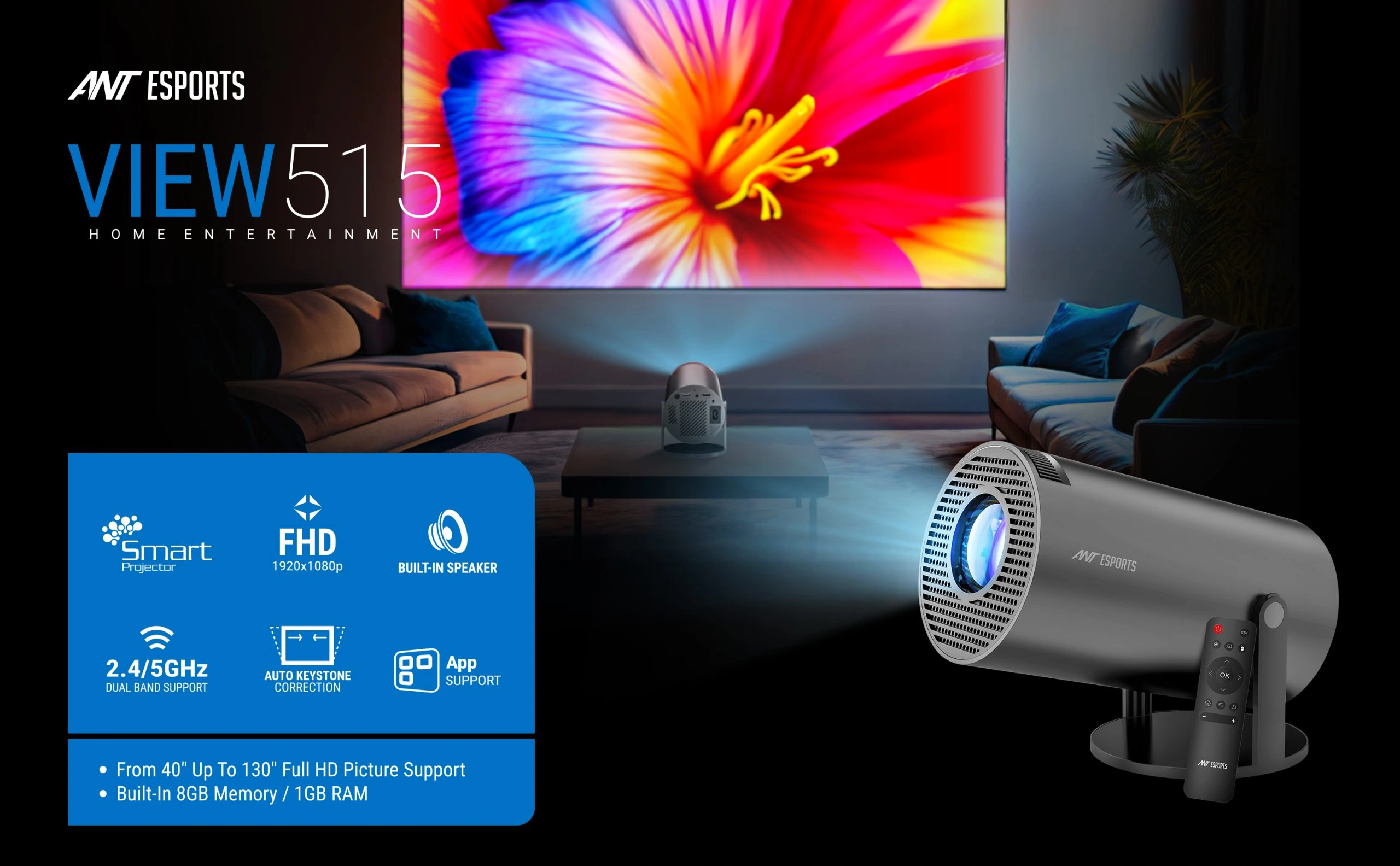 Ant Esports View 515 Projector