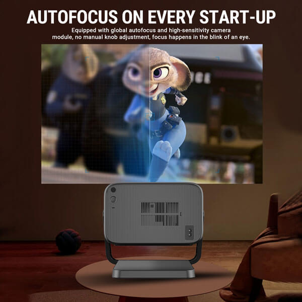 Ant Esports View 822 Smart Cinema Entertainment Projector (Grey)