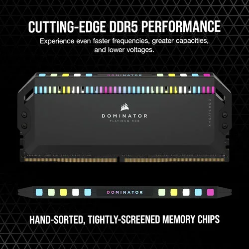 Corsair Dominator Platinum RGB 64GB (32GBx2) 6600MHz CL32 DDR5 RAM
