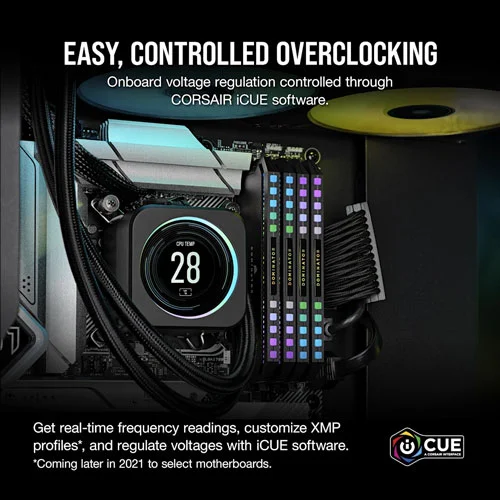 Corsair Dominator Platinum RGB 64GB (32GBx2) 6600MHz CL32 DDR5 RAM