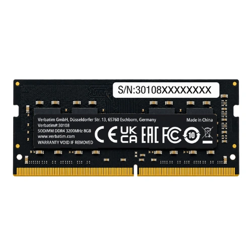 Verbatim 8GB 3200MHz DDR4 Laptop RAM