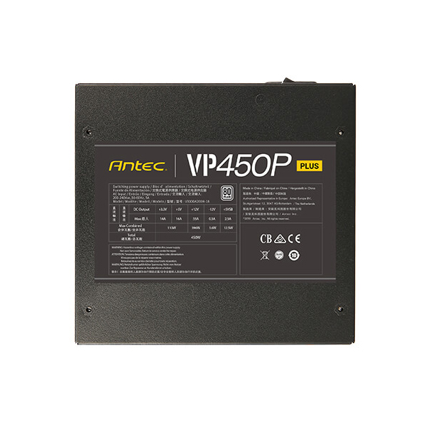 Antec VP450P Plus 80 Plus Standard SMPS