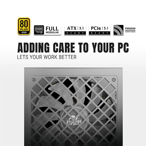 Ant Esports FG1000 V2 ATX 3.1 Gold Fully Modular SMPS