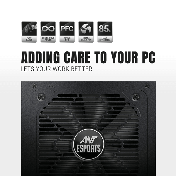 Ant Esports FG750 80 Plus Gold SMPS