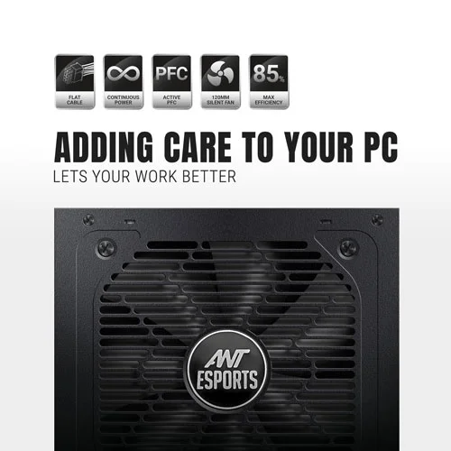 ANT Esports RX850 80 Plus Bronze SMPS