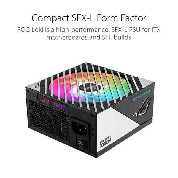 Asus ROG Loki SFX-L 1000 Watt 80 Plus Platinum ATX 3.0 SMPS