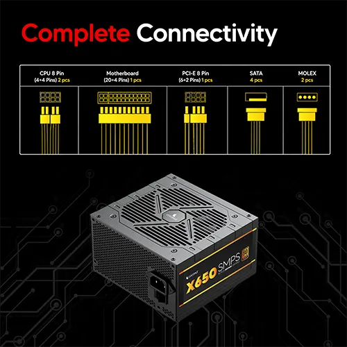 Coconut SM70 X650 Bronze 650 Watt SMPS