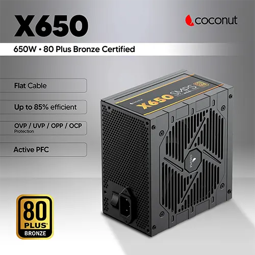 Coconut SM70 X650 Bronze 650 Watt SMPS