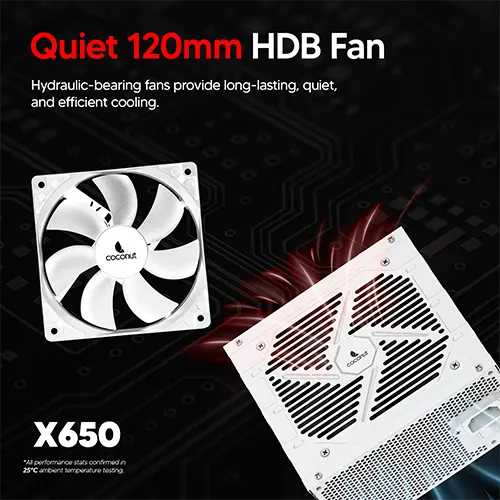 Coconut SM70 X650 Bronze 650 Watt White SMPS
