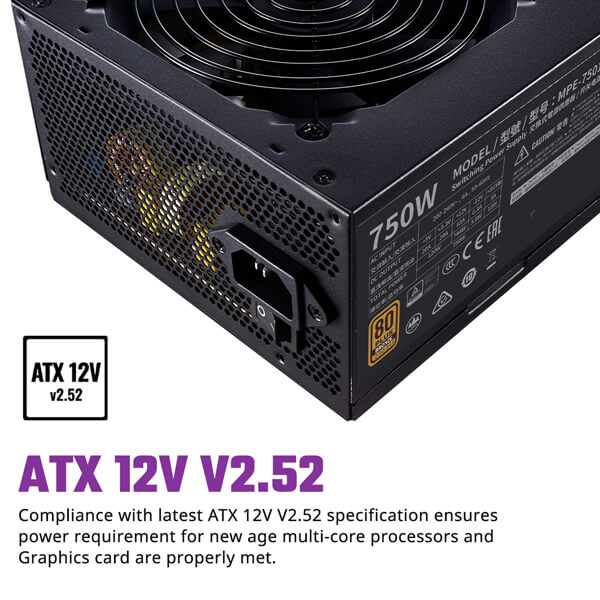 Cooler Master MWE 750 V2 80 Plus Bronze SMPS