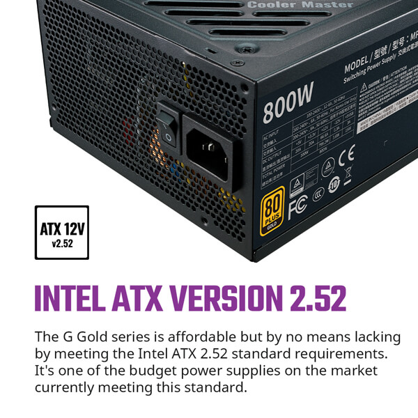 Cooler Master G800 Gold Smps, 800 Watt
