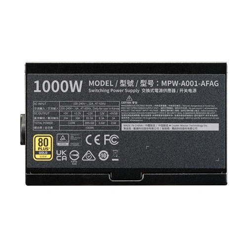 Cooler Master Elite Gold 1000 Watt ATX 3.1 Fully Modular Smps