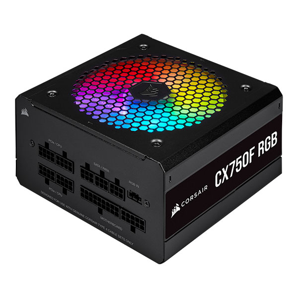 Corsair CX750F RGB 80 Plus Bronze SMPS (Black)