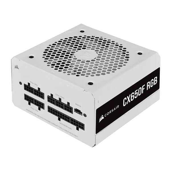Buy Corsair CX650F RGB White | 650 Watt 80 Plus Bronze PSU
